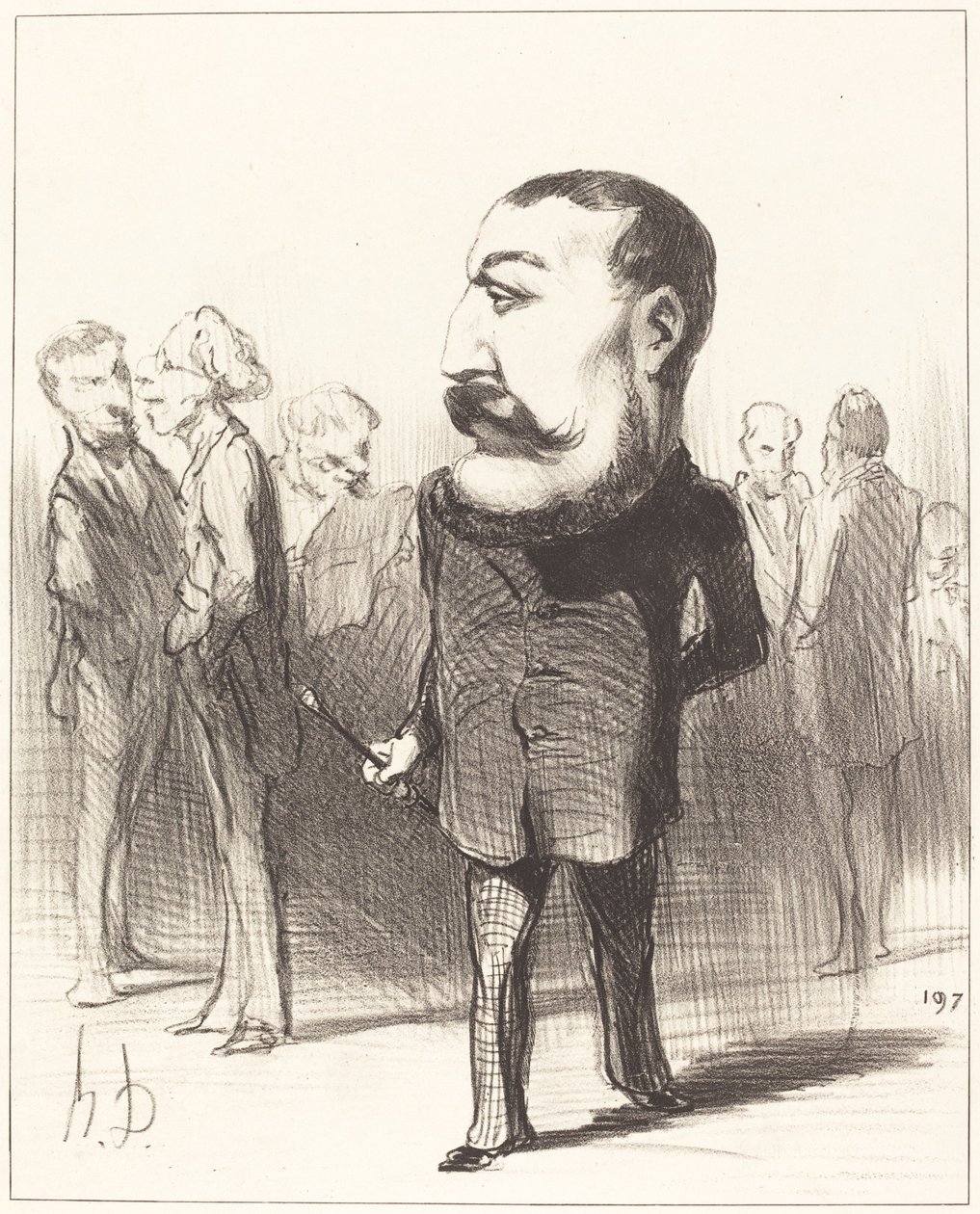 Pierre-Napoleon Bonaparte av Honoré Daumier