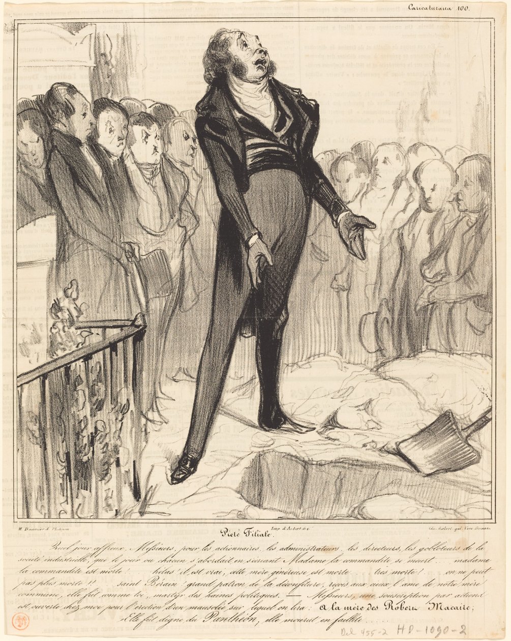 Pietatea de ramură norvegiană av Honoré Daumier