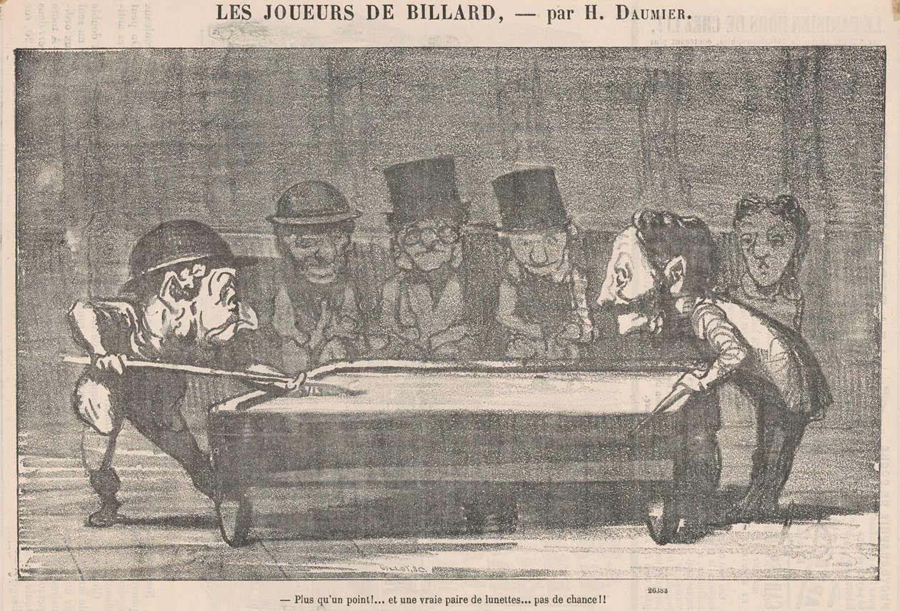 Mer enn ett poeng! ... Ingen sjanse!! av Honoré Daumier