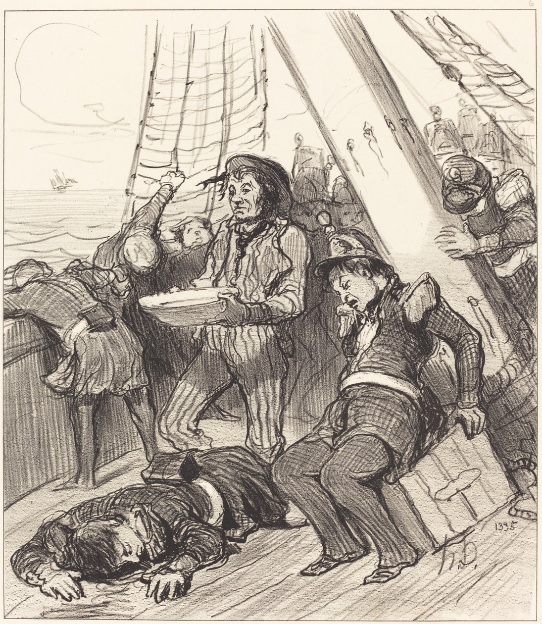 Flere nasjonalgarde som ikke hadde tenkt... av Honoré Daumier