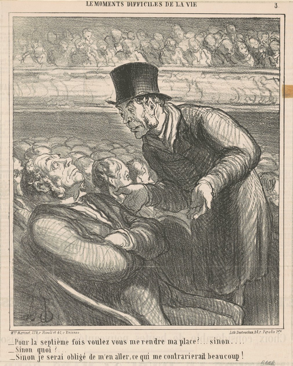 For syvende gang vil du gi meg tilbake... av Honoré Daumier