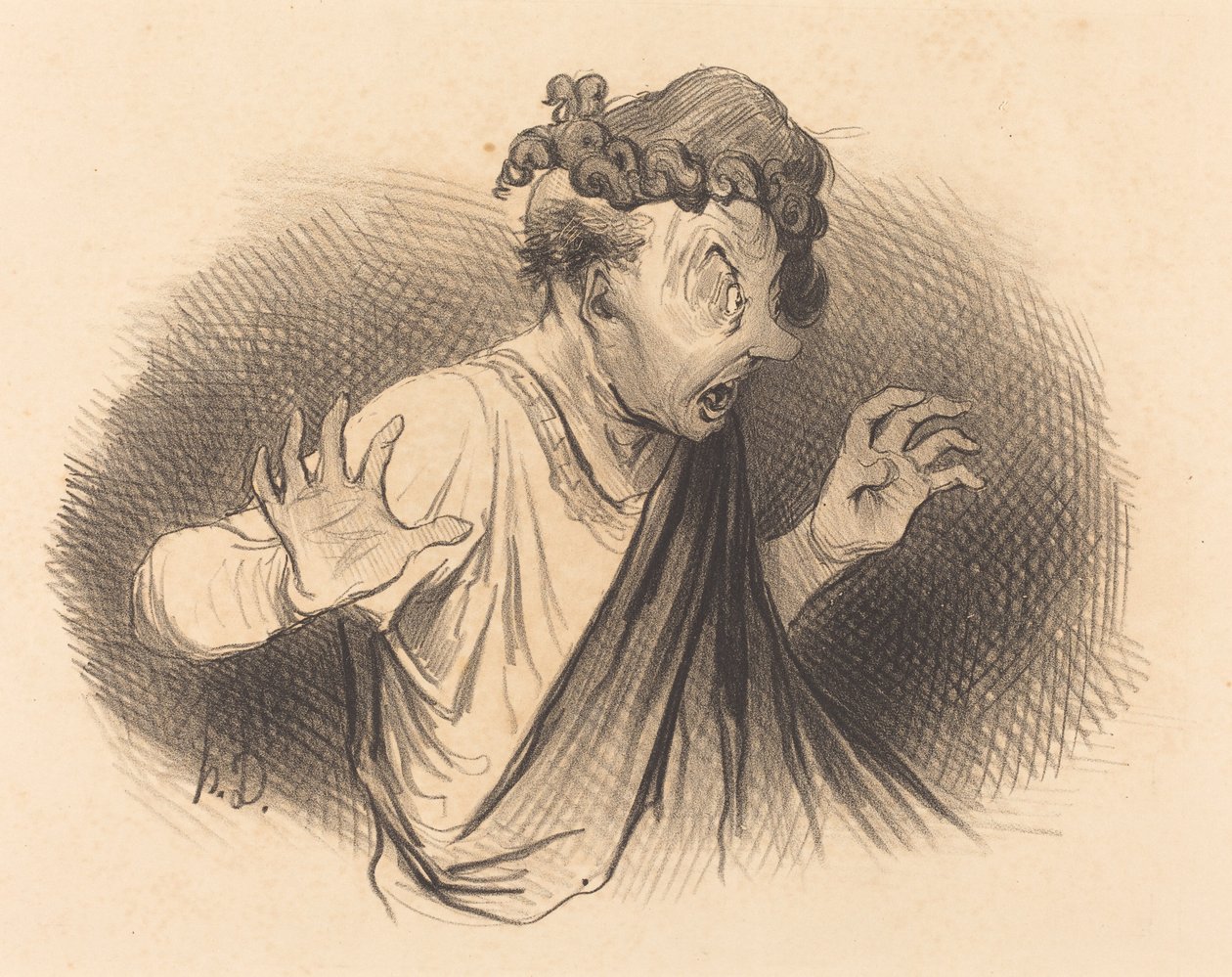 Hvem er disse slangene for... av Honoré Daumier