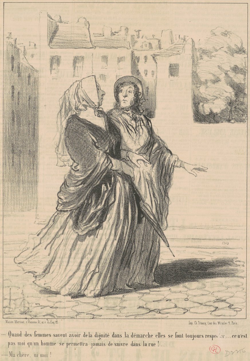 Når kvinner vet hvordan de skal ha... av Honoré Daumier