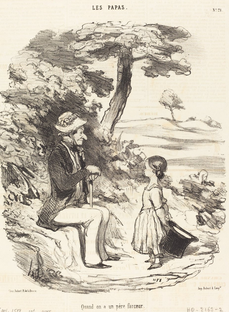Når du har en skøyerfar av Honoré Daumier