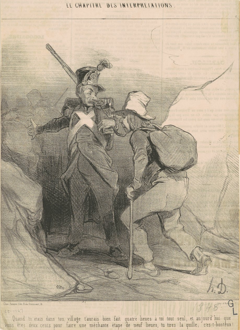Når du var i landsbyen din ville du ha... av Honoré Daumier