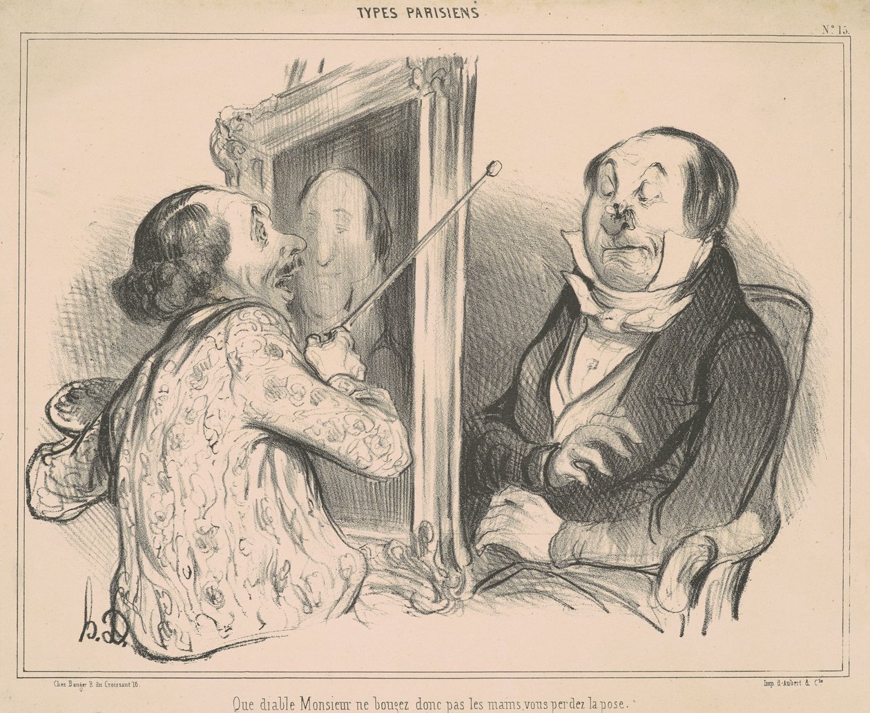 Hva i helvete sir ikke beveger seg... av Honoré Daumier