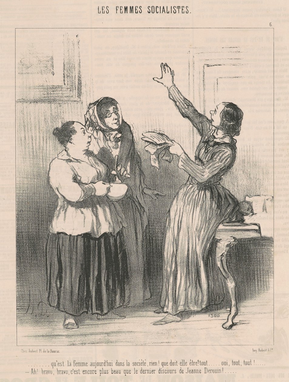 Hva er kvinnen i samfunnet i dag... av Honoré Daumier