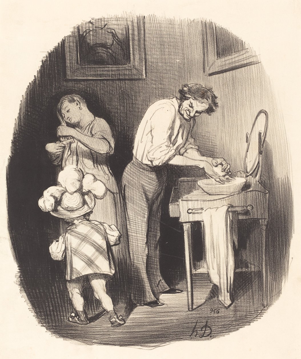 Så fin han er, Dodore... av Honoré Daumier