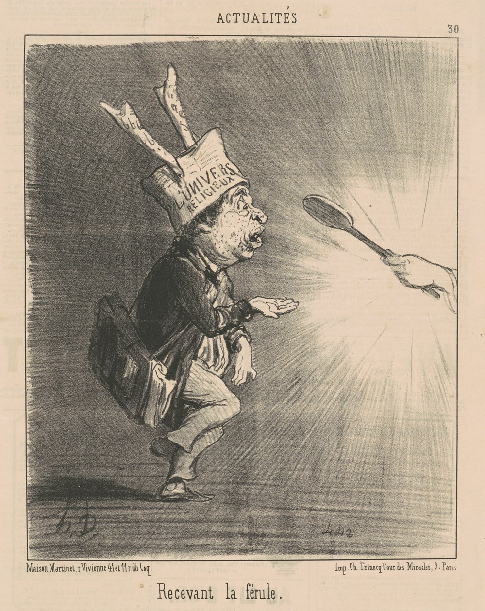 Mottar hylsen av Honoré Daumier