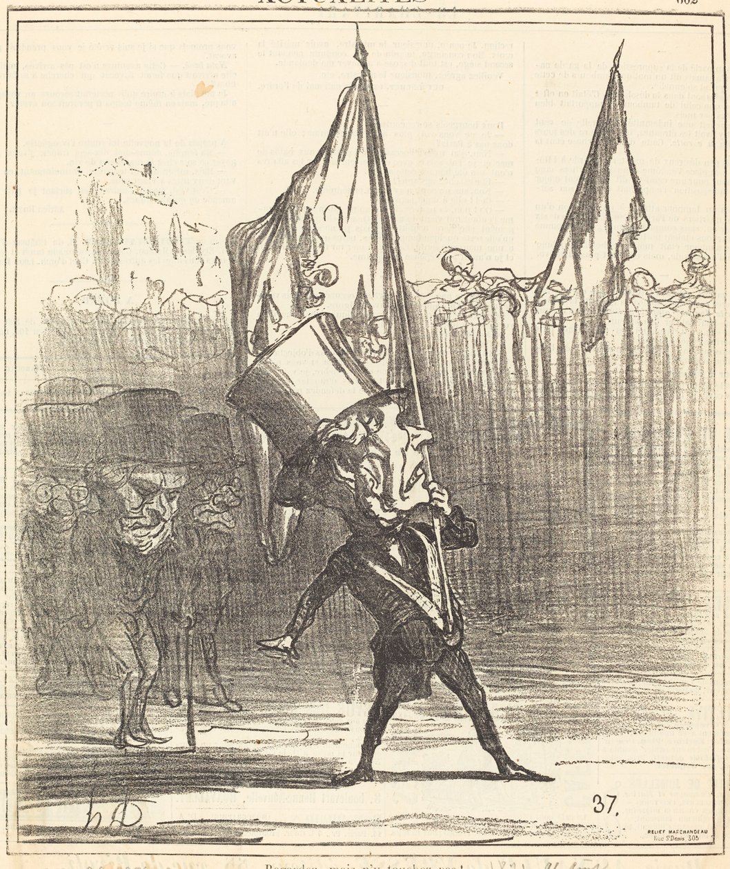 Se, men ikke rør den! av Honoré Daumier