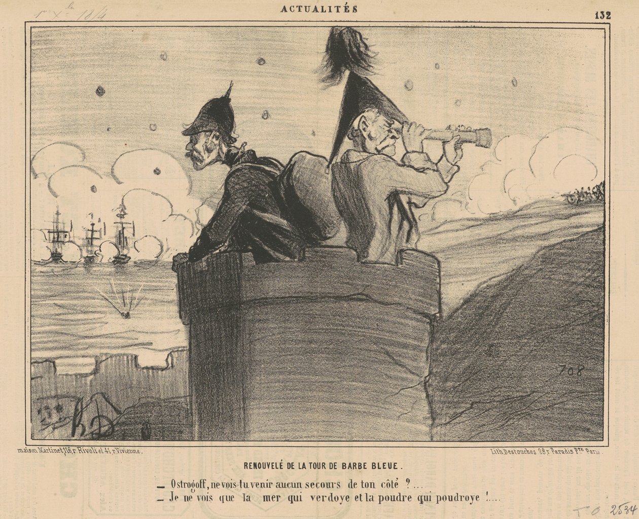 Bluebeard Tower Fornyet av Honoré Daumier