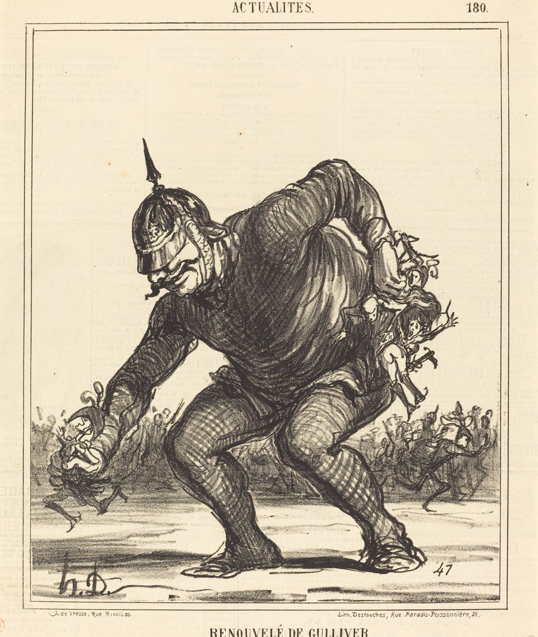 Fornyet av Gulliver av Honoré Daumier