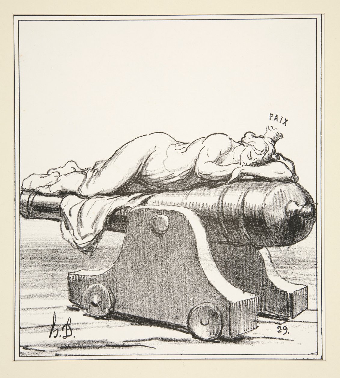 Fornyet av Turenne, fra Actualites av Honoré Daumier