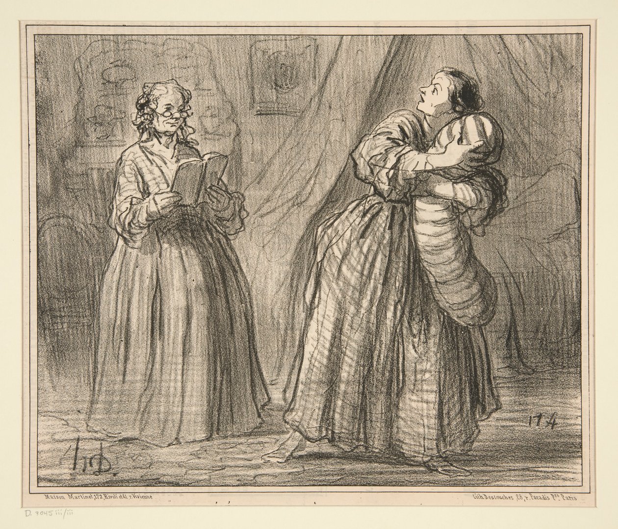 Gjentakelse d av Honoré Daumier