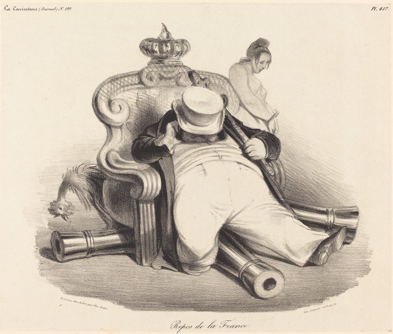 Resten av Frankrike av Honoré Daumier
