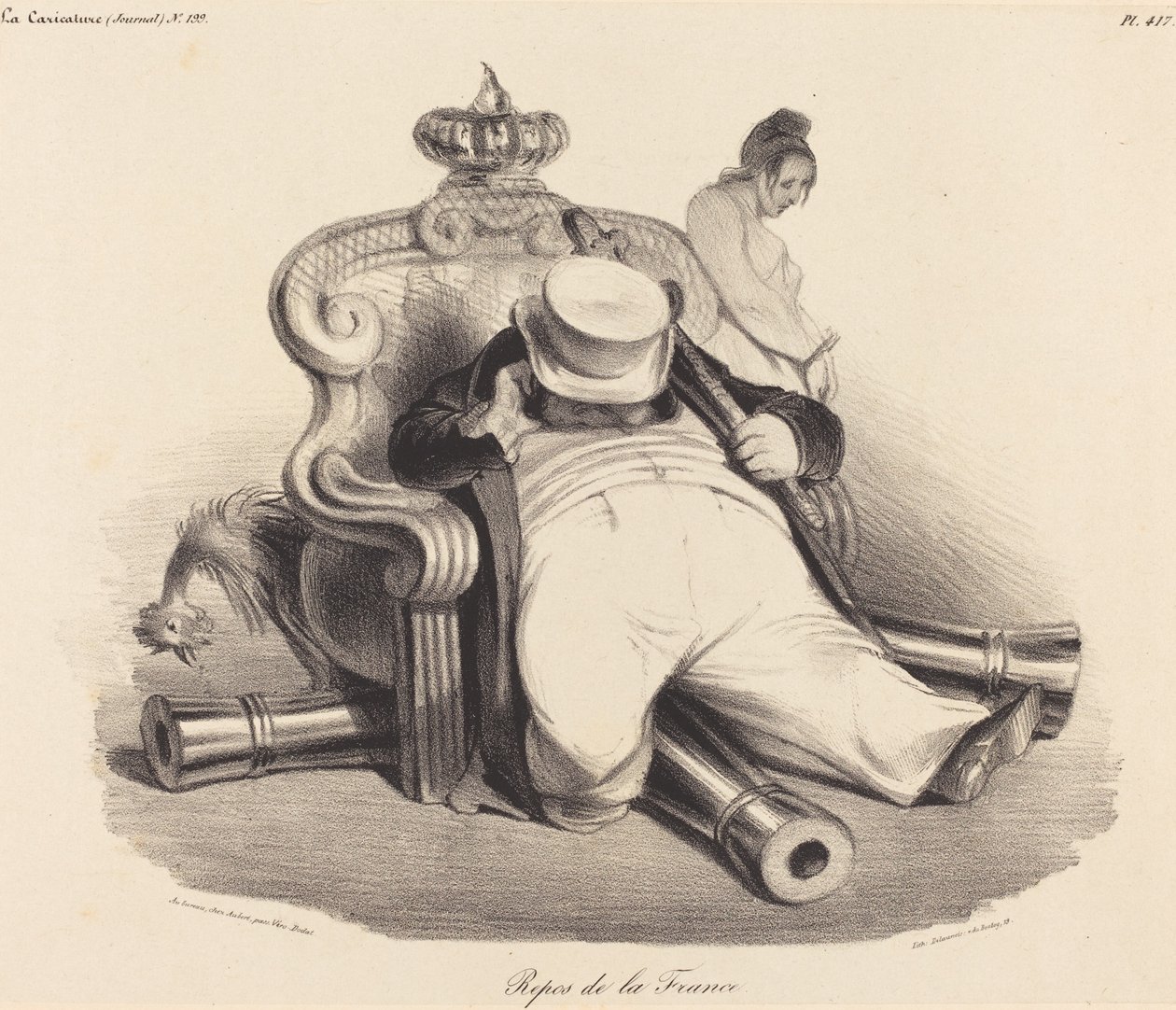 Resten av Frankrike av Honoré Daumier