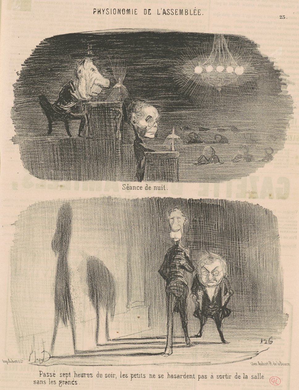 Nattøkt av Honoré Daumier