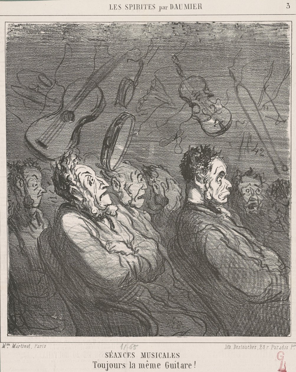 Musikalske økter av Honoré Daumier