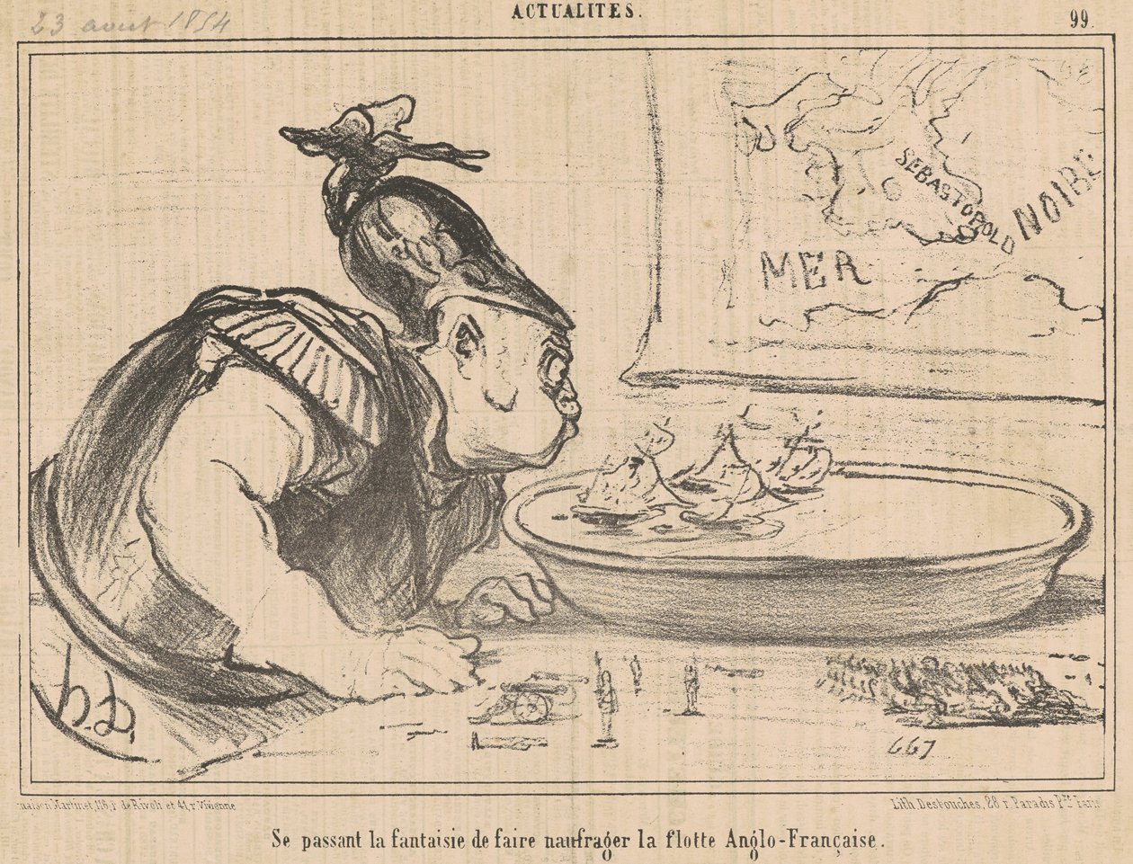 Gi fantasien om å ødelegge... av Honoré Daumier