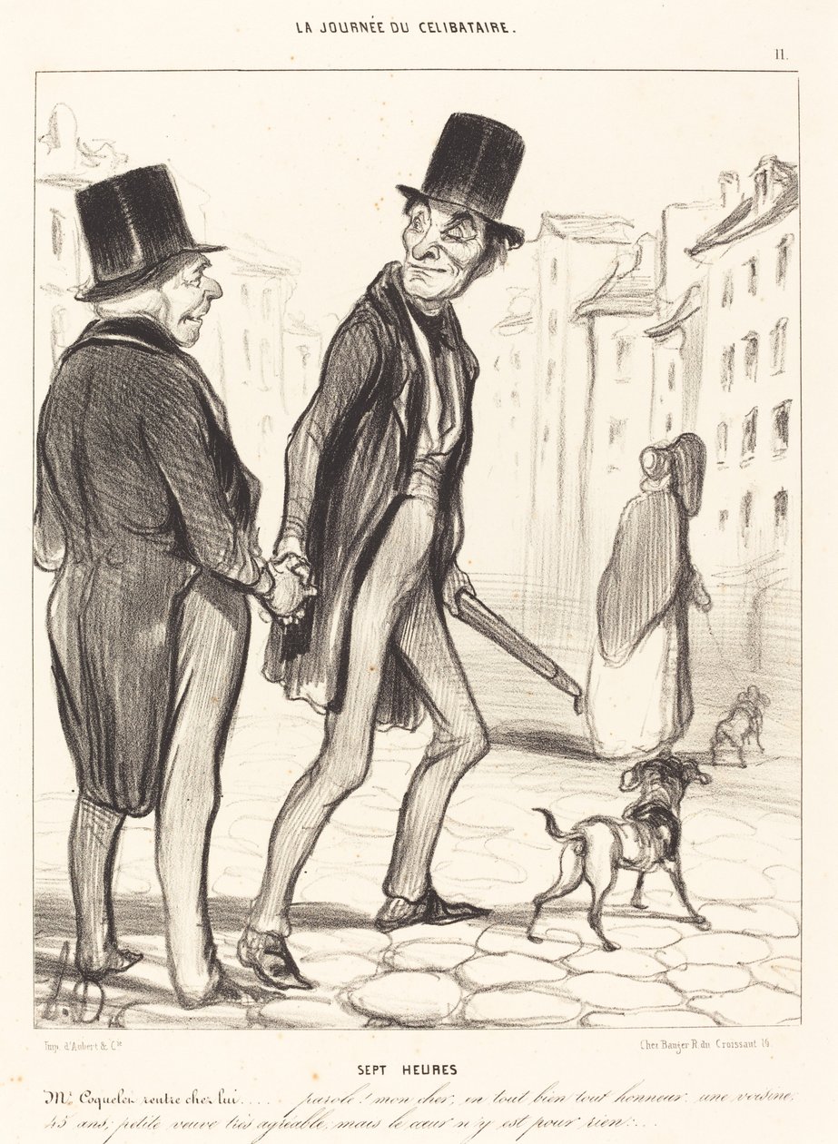 Sju timer av Honoré Daumier