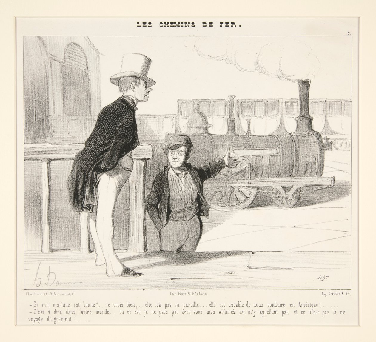 Hvis maskinen min er bra? av Honoré Daumier