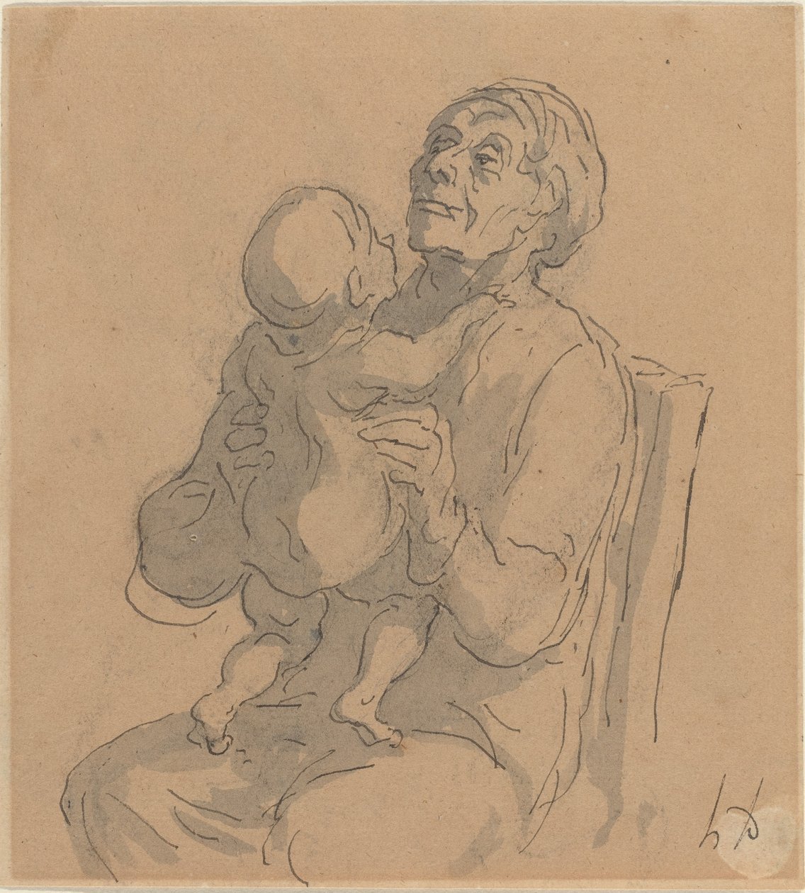 Bestemoren av Honoré Daumier