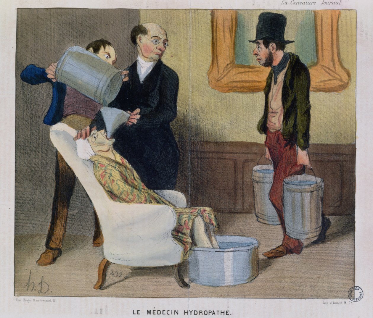 The Hydropathic Doctor, karikatur fra 