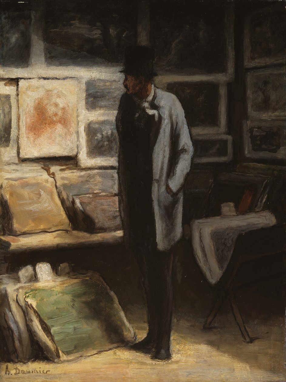 Trykksamleren, ca. 185763. av Honoré Daumier