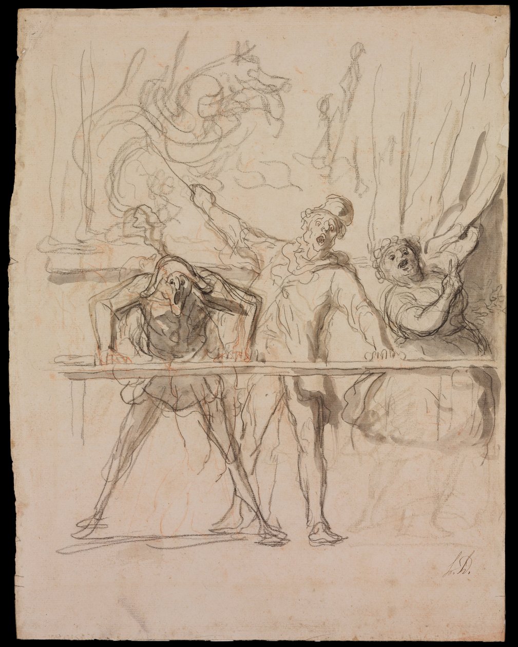 Sideshowet av Honoré Daumier