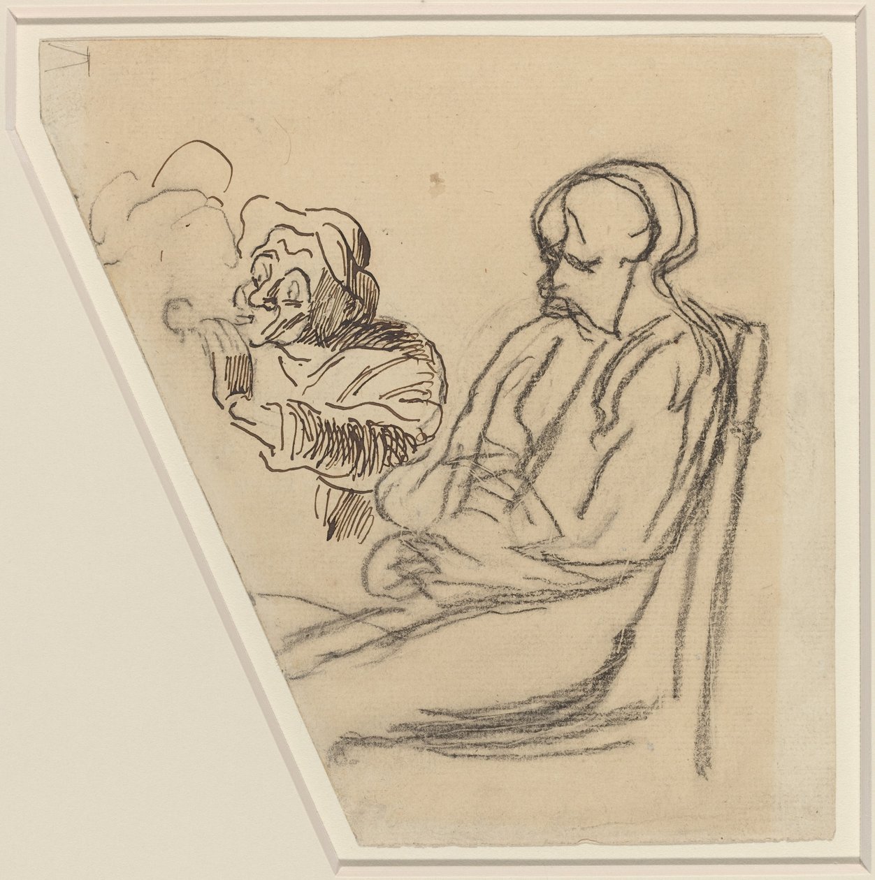 Røykeren av Honoré Daumier