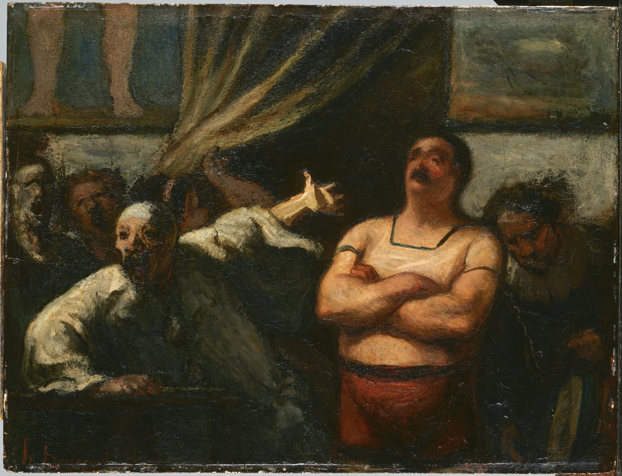 Den sterke mannen av Honoré Daumier
