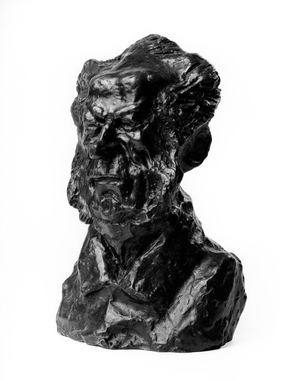 Bystene av "Celebrites du Juste Milieu" ""-karikaturen av baron Jacques Antoine Adrien Delort (1773-1846), general og stedfortreder. The mocking.”” Skulptur av Honore Daumier (1808-1879) 1800-tallet. Inv L 48,21 Dim i cm H 23 x L 1 Musee des Beaux av Honoré Daumier