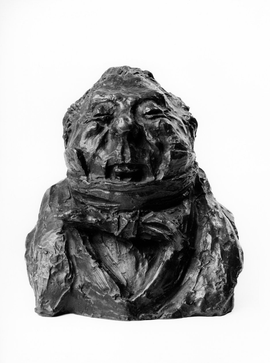 Bystene massevis av "" Celebrites du Juste Milieu"" "" karikatur av Charles Guillaume Etienne (177-1845), nestleder og direktør for grunnloven. Det forfengelige.» Skulptur av Honore Daumier (1808-1879) 1800-tallet. Inv L 48,18 Dim i cm H 16 x L 1 Musee av Honoré Daumier