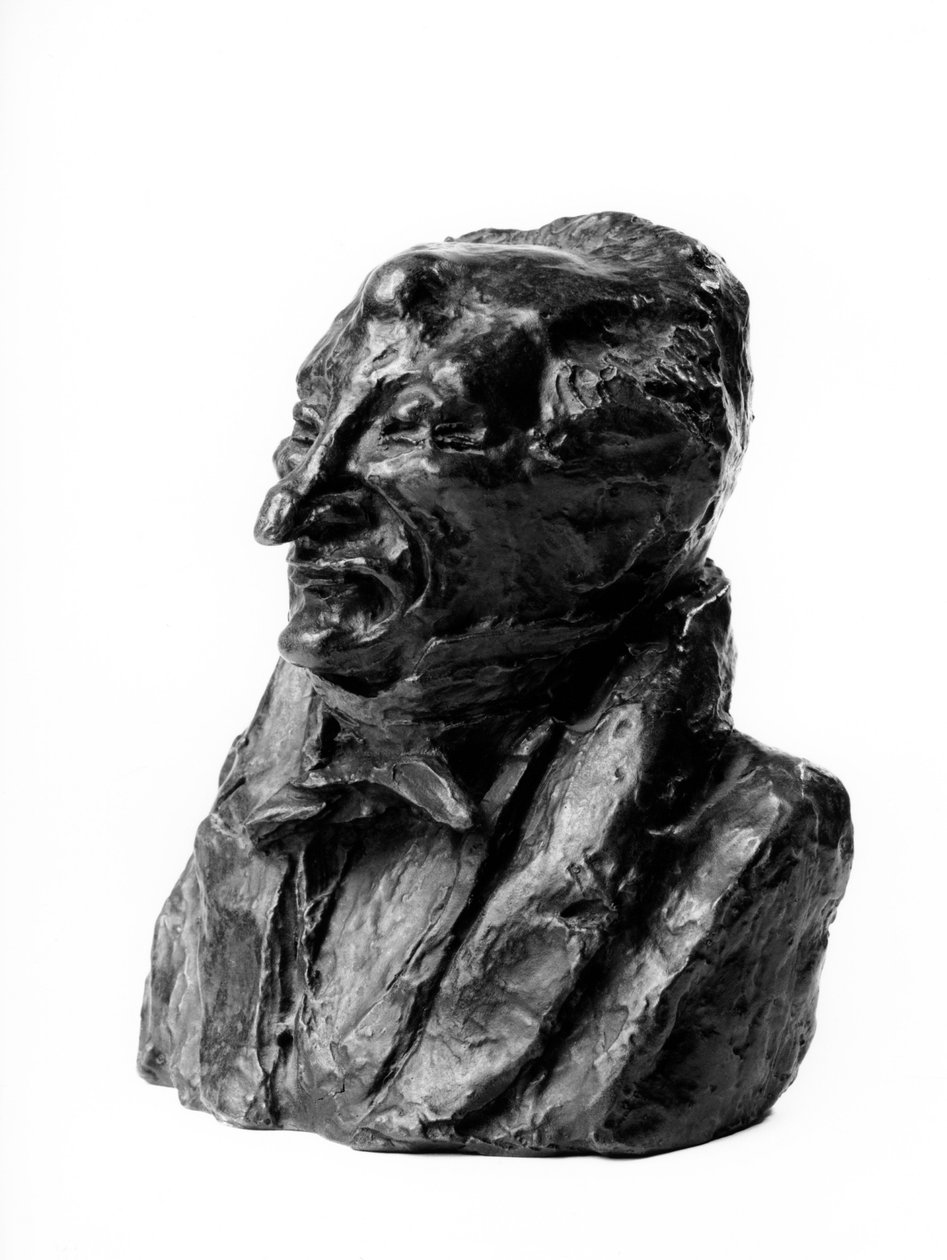 Bystene massevis av "" kjendiser fra det høyre midten"" "" karikatur av Alexandre Simon Pataille (1781-1857), sorenskriver og stedfortreder. Gourmeten”” Skulptur av Honore Daumier (1808-1879) 1800-tallet. Inv L 48,24 Dim i cm  av Honoré Daumier