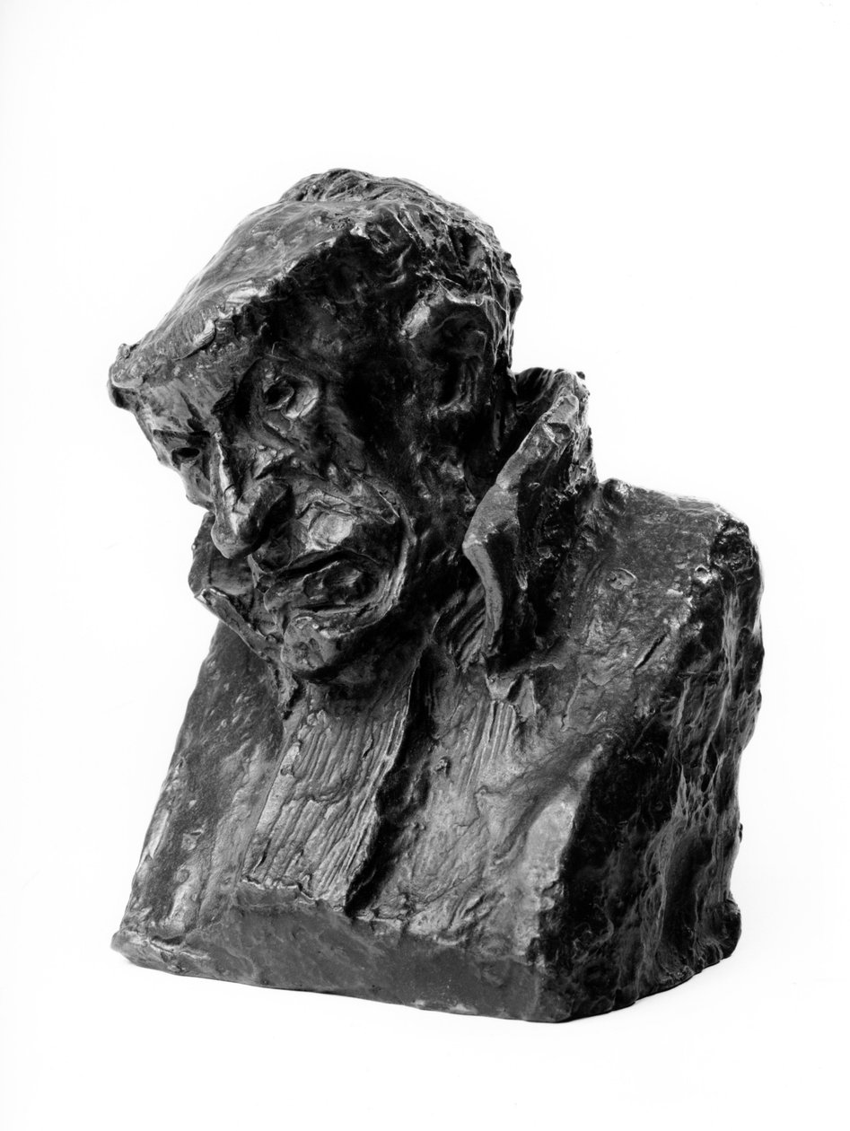 Bystene mengder av "" kjendiser fra det høyre midten"" "" Karikatur av Joachim Gaudry (1790-1865), sorenskriver. Trist til døden." Skulptur av Honore Daumier (1808-1879) 1800-tallet. Inv L 48,26 Dim i cm H 16 x L 1 Musee des Beaux Arts, Palais Longchamp av Honoré Daumier
