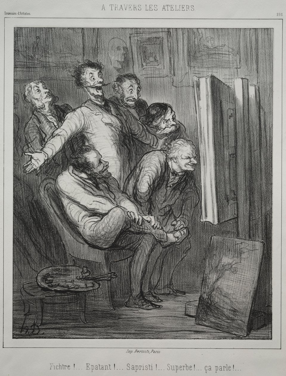 Gjennom studioene av Honoré Daumier
