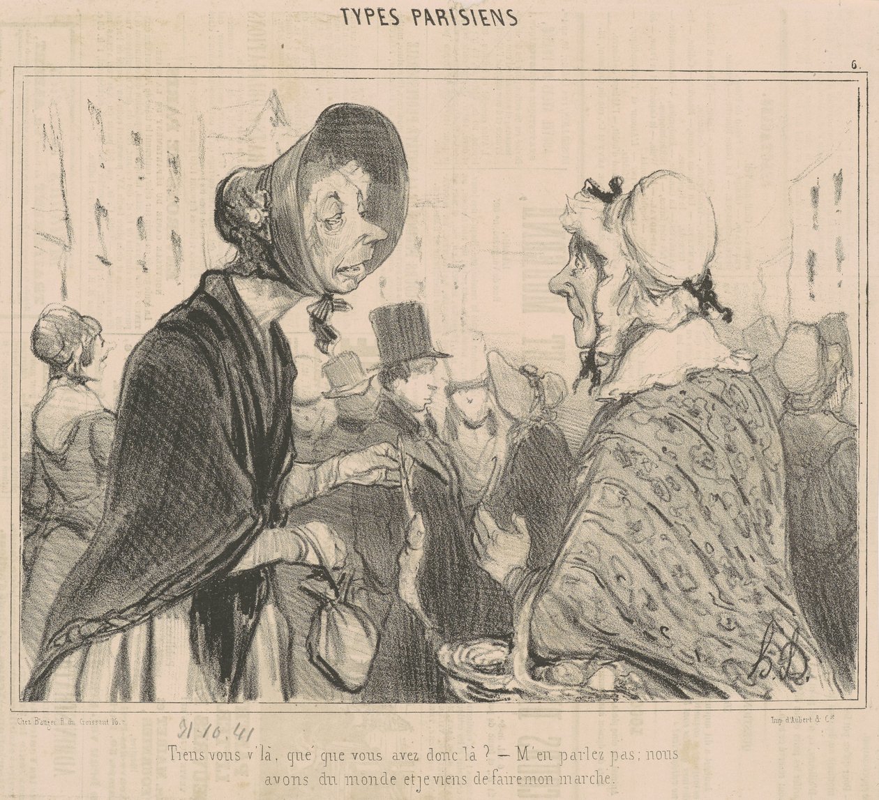 Sånn, hva har du? av Honoré Daumier