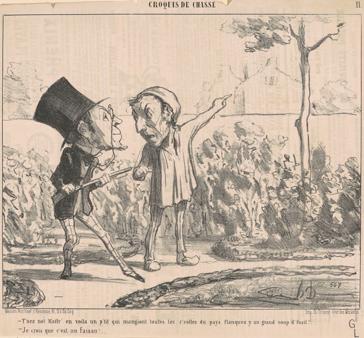 Ikke bry deg, her er en liten en... av Honoré Daumier