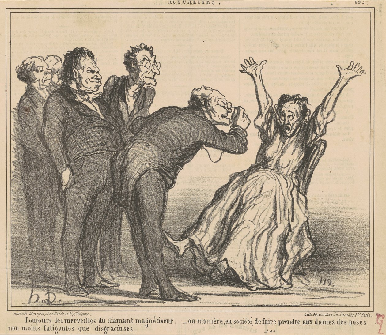 Alltid diamantens underverk... av Honoré Daumier