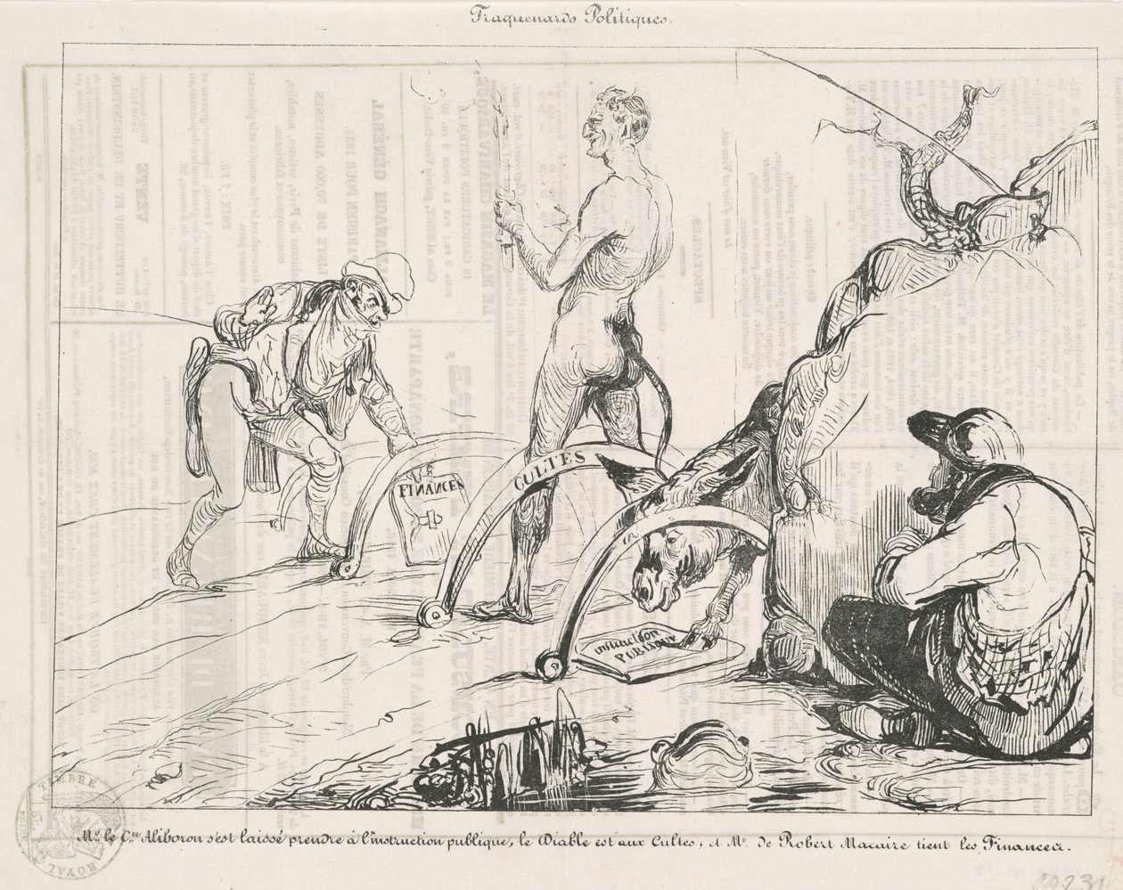 Politiske feller av Honoré Daumier