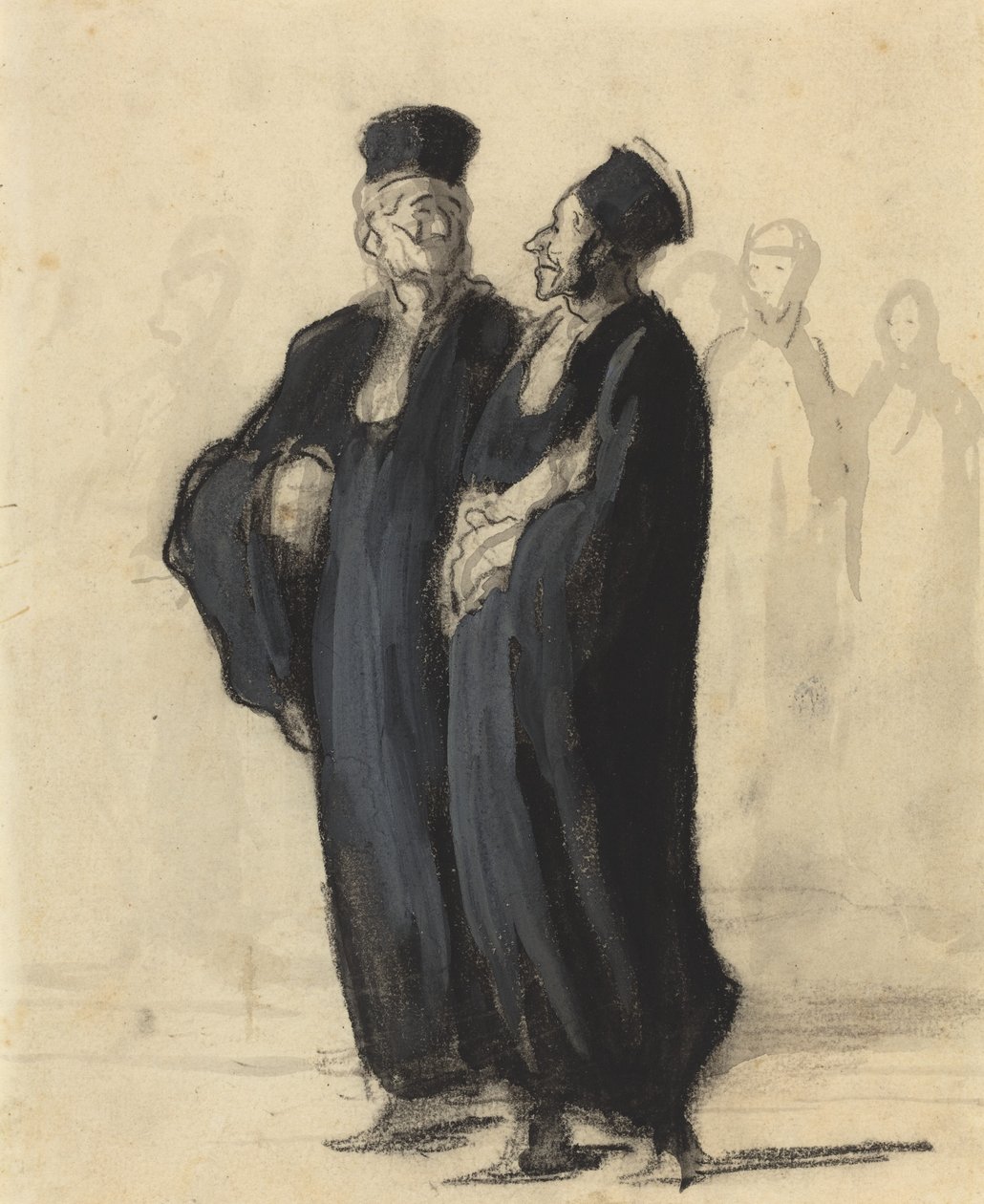 To advokater av Honoré Daumier
