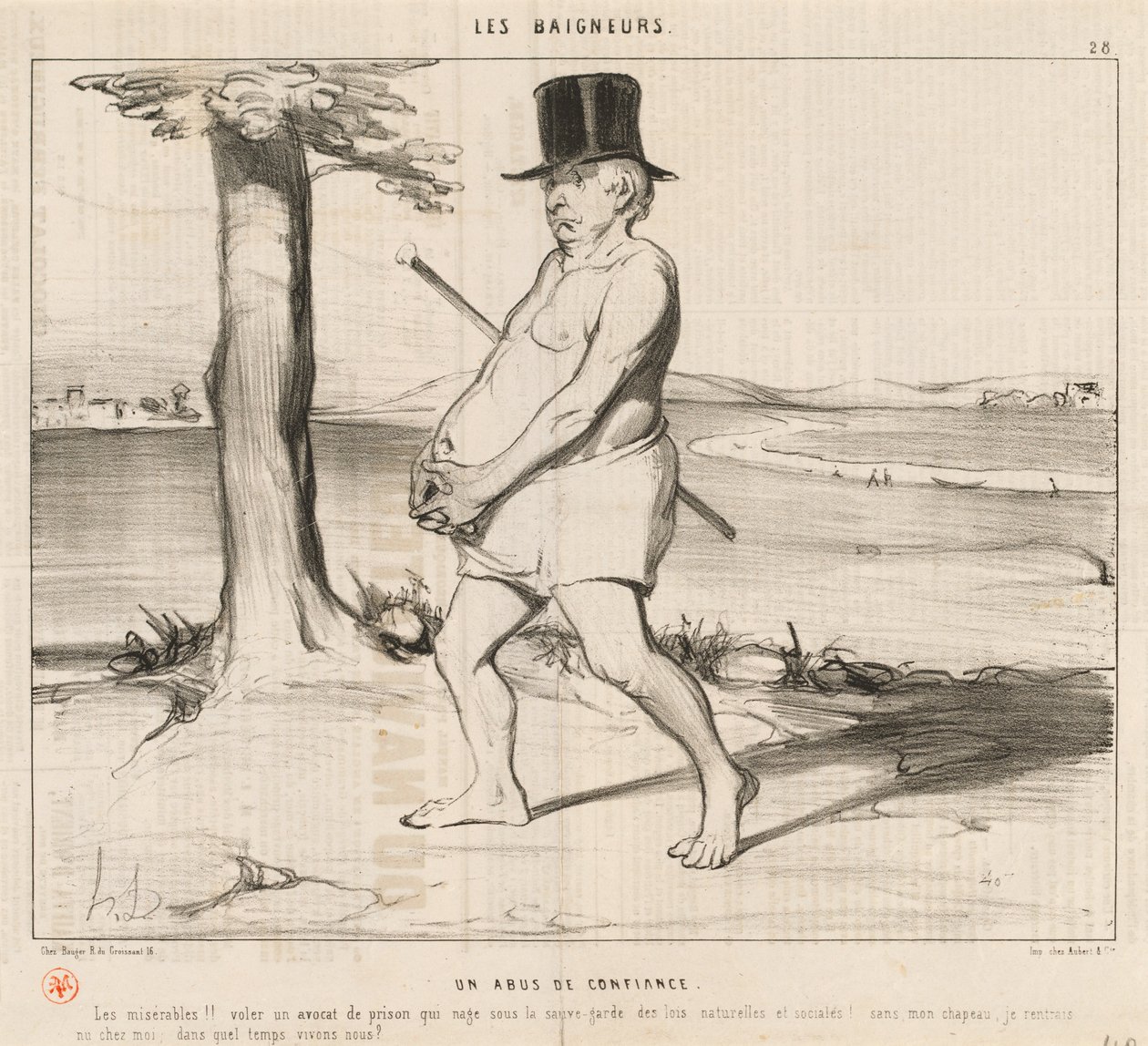Et tillitsbrudd av Honoré Daumier