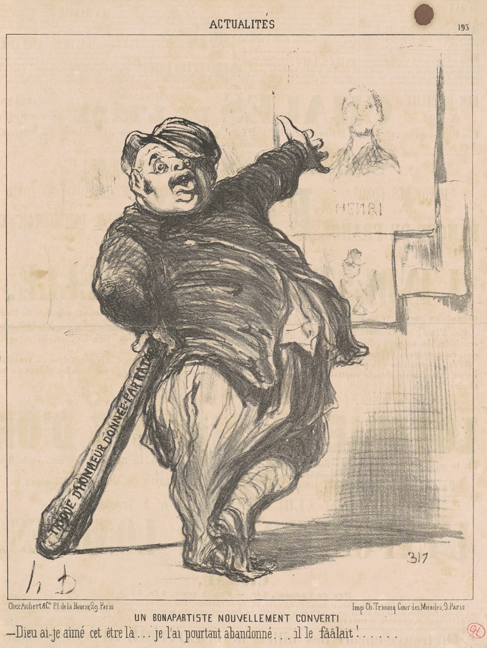 En nykonvertert bonapartist av Honoré Daumier