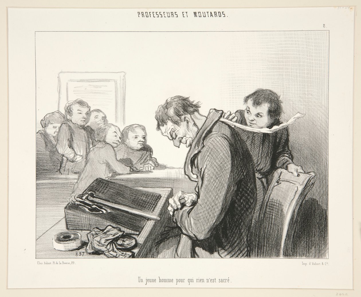 En ung mann for hvem ingenting av Honoré Daumier