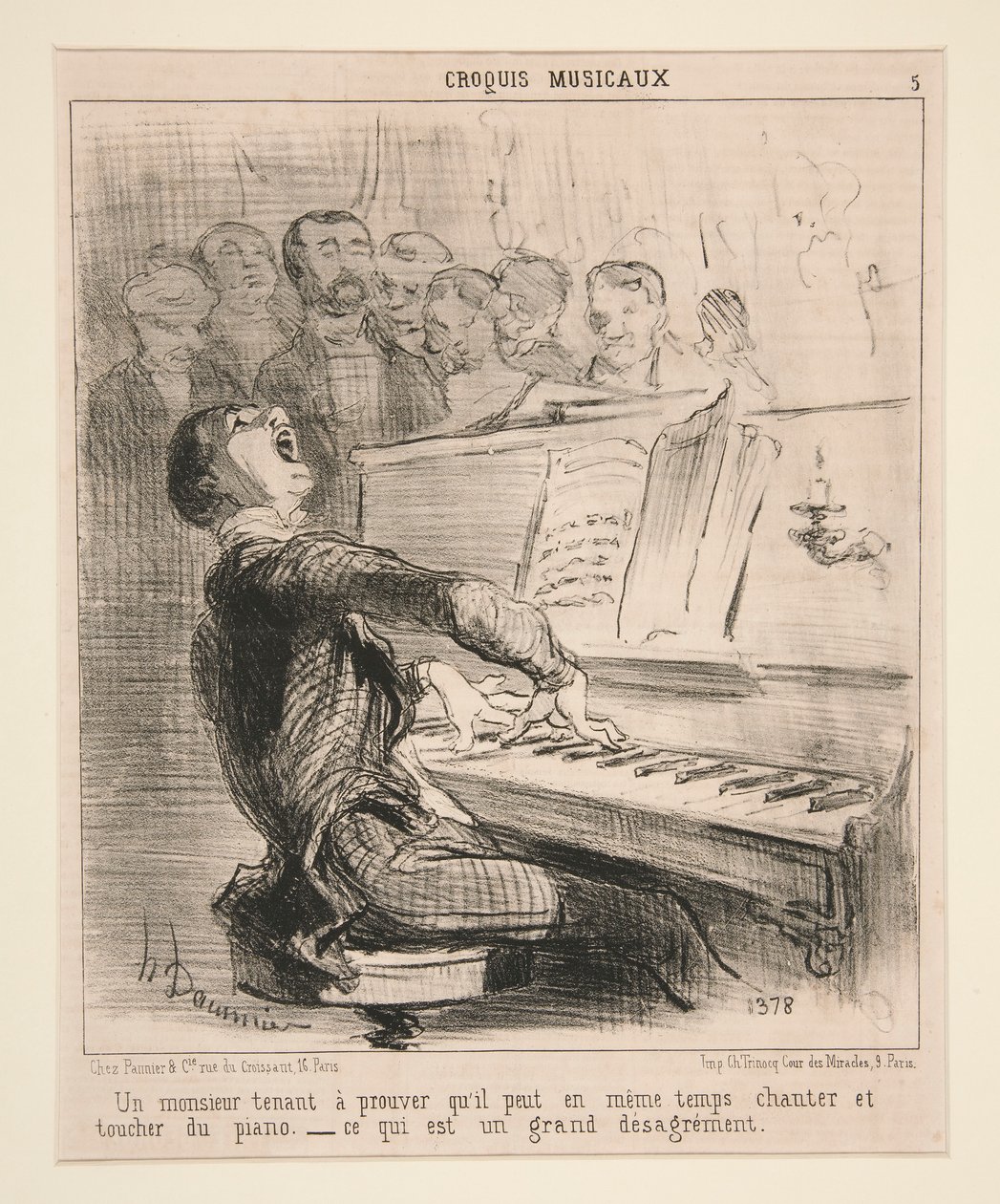 En gentleman som vil bevise det av Honoré Daumier