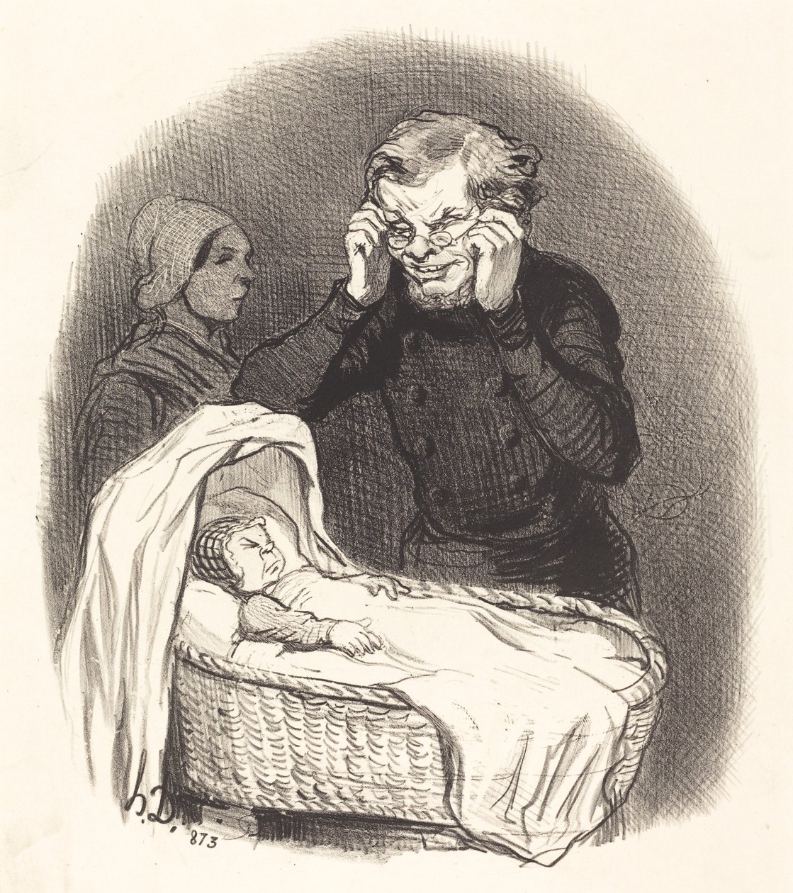 En lykkelig far av Honoré Daumier