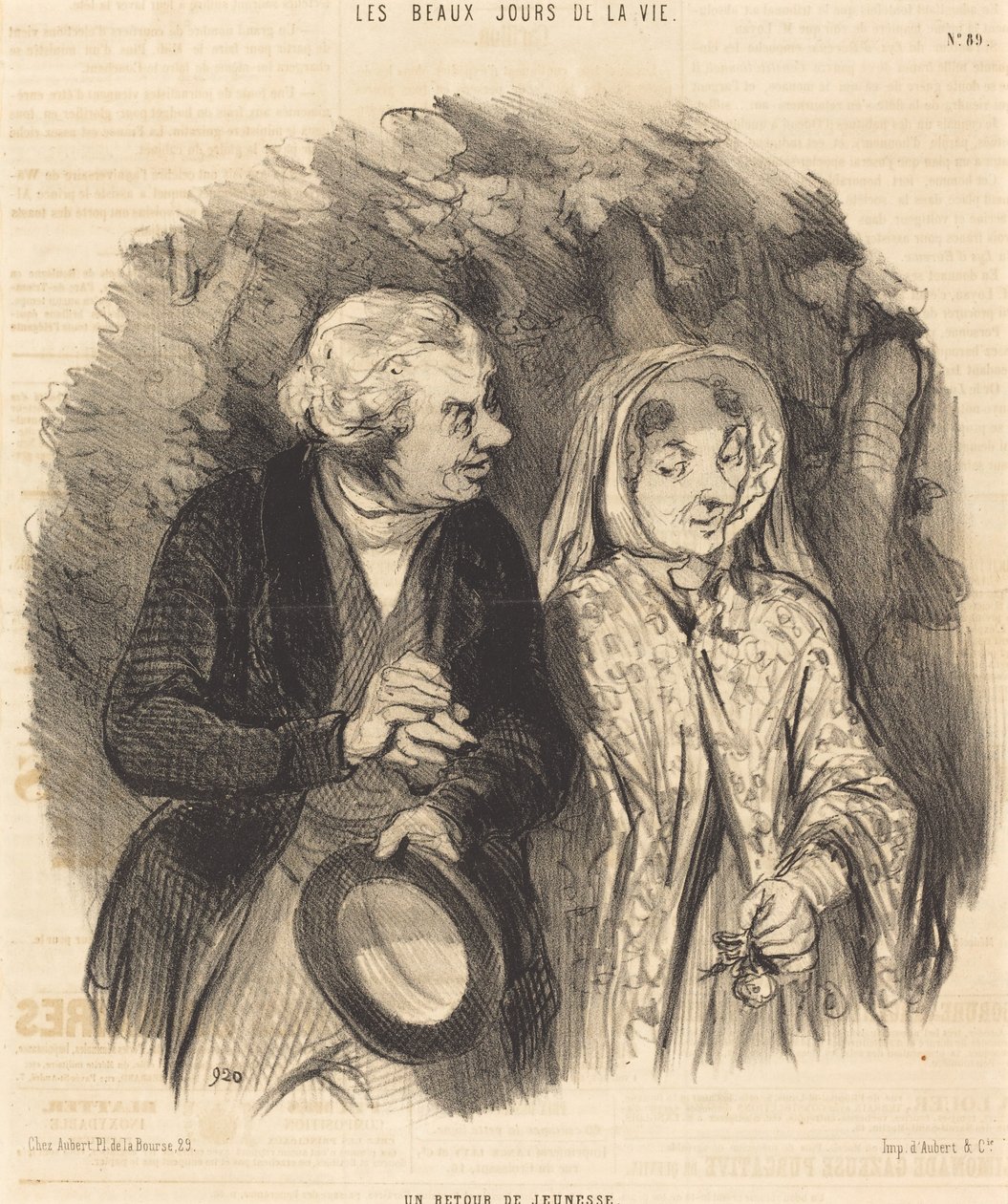 En retur til ungdommen av Honoré Daumier