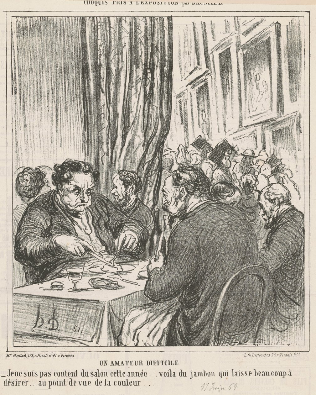 En vanskelig amatør av Honoré Daumier
