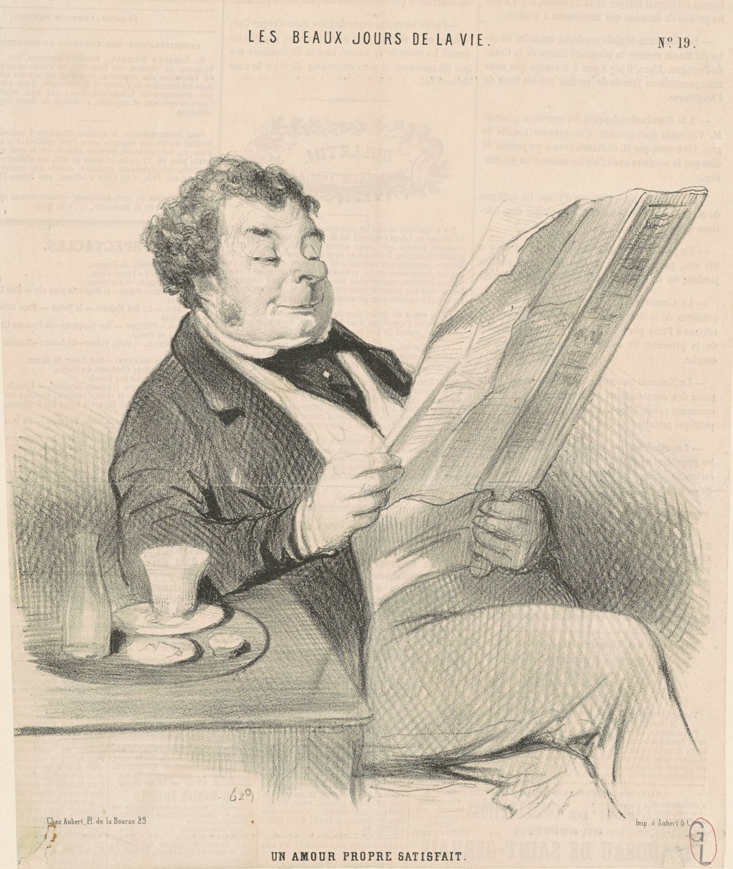 En fornøyd selvtillit av Honoré Daumier