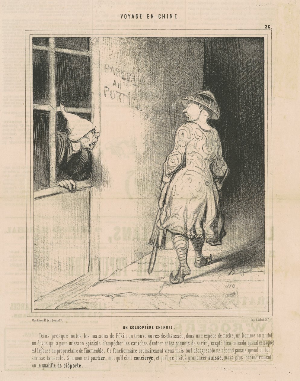 En kinesisk bille av Honoré Daumier
